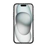 iPhone 15 Pro Max Kuori Hiilikuitukuvio Musta Valkoinen
