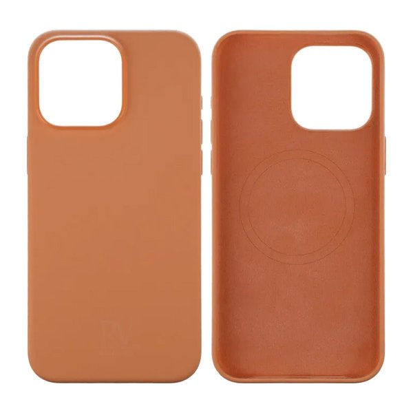 Rvelon iPhone 15 Pro Max Silikonikuori MagSafe Keltainen