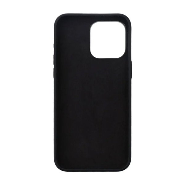 Rvelon iPhone 15 Pro Max Silikonikuori Musta