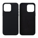 Rvelon iPhone 15 Pro Max Silikonikuori Musta