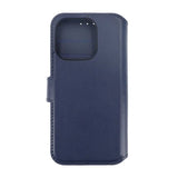 Rvelon iPhone 15 Pro Max -kotelo, aitoa nahkaa, sininen
