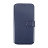 Rvelon iPhone 15 Pro Max -kotelo, aitoa nahkaa, sininen