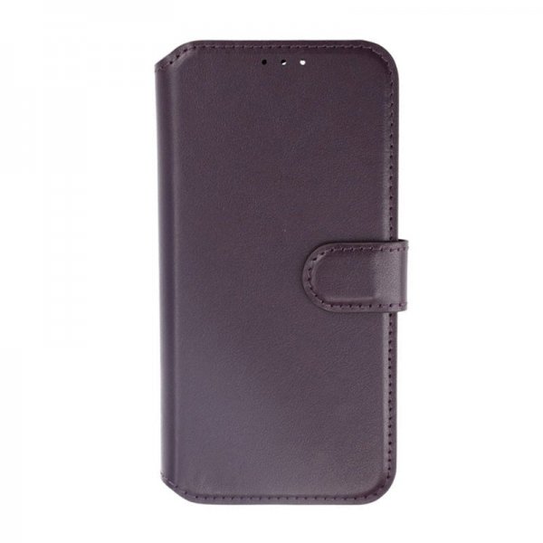 Rvelon iPhone 15 Pro Max Kuori Aitoa Nahkaa Violetti