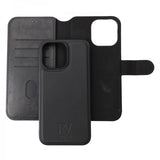 Rvelon iPhone 15 Pro Max -kotelo, magneettisesti irrotettava, musta