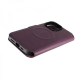 Rvelon iPhone 15 Pro Max suojakotelo 4 korttipaikkaa MagSafe violetti