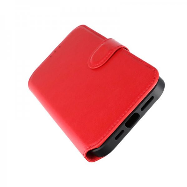 Rvelon iPhone 15 Pro Max Kuori 4 korttipaikkaa MagSafe Punainen