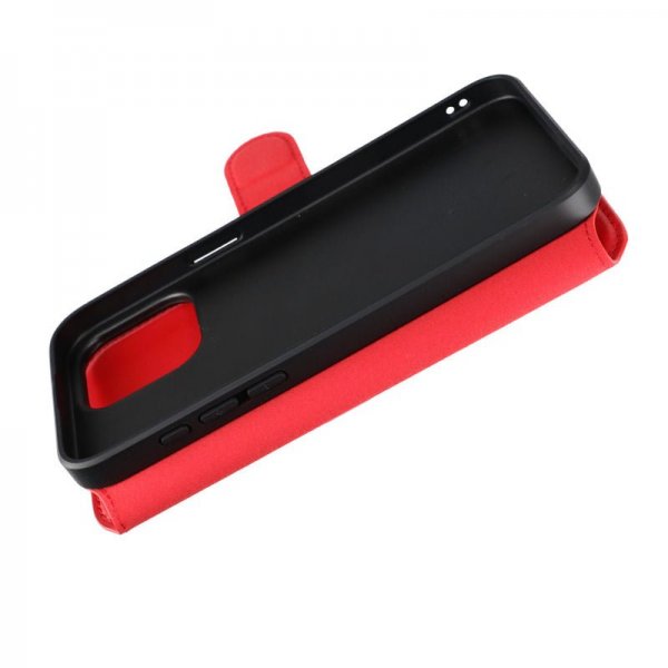 Rvelon iPhone 15 Pro Max Kuori 4 korttipaikkaa MagSafe Punainen
