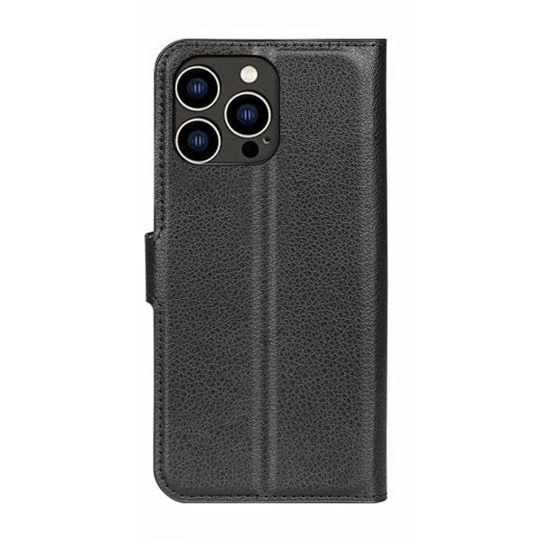 iPhone 15 Pro Max -kotelo jalustalla, musta