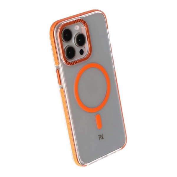 Rvelon iPhone 15 Pro Max Suojakuori Vahvistetuilla Kulmilla Oranssi