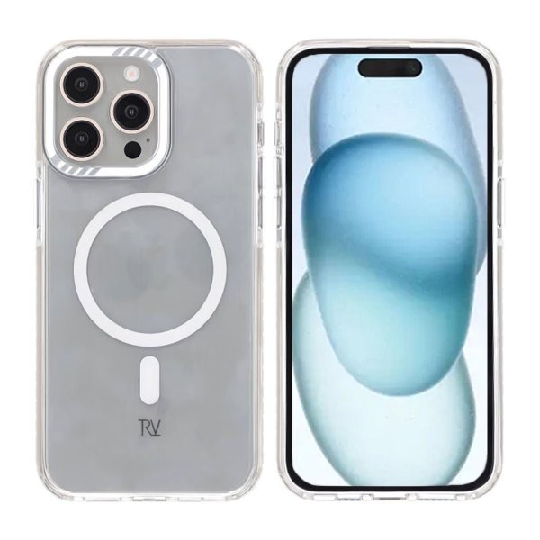 Rvelon iPhone 15 Pro Max Kuori Vahvistetuilla Kulmilla Valkoinen