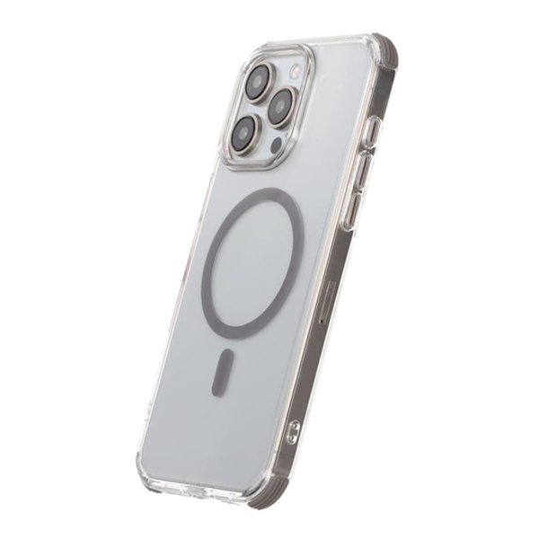 Rvelon iPhone 15 Pro Max Kuori Vahvistetut Kulmat Harmaa