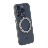Rvelon iPhone 15 Pro Max Kuori Pyörivä MagSafe-jalusta Harmaa