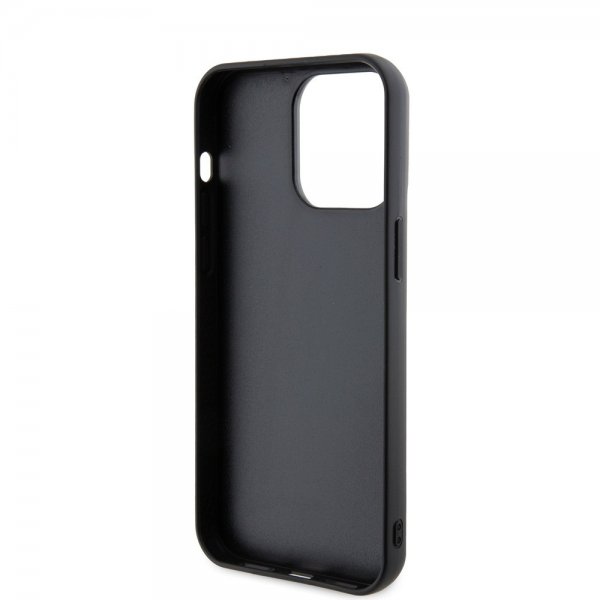 Karl Lagerfeld iPhone 15 Pro Max -suojakuori 3D Rubber Karl & Choupette Musta