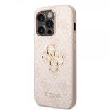 Guess iPhone 15 Pro Max Kuori 4G Logo Pinkki