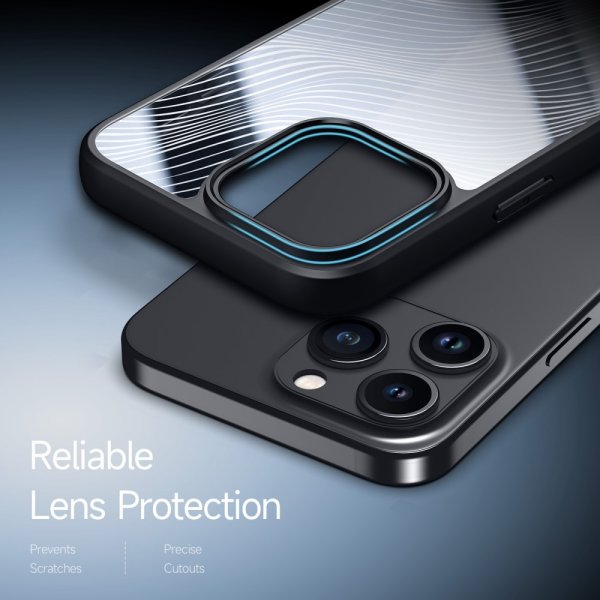 Dux Ducis iPhone 15 Pro Max Suojakuori Aimo Series Musta