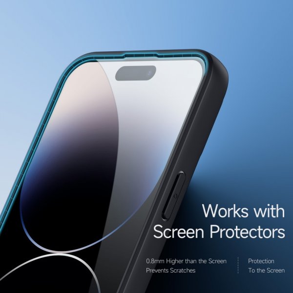 Dux Ducis iPhone 15 Pro Max Suojakuori Aimo Series Musta