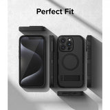 Ringke iPhone 15 Pro Max -suojakuori Alles MagSafe Musta