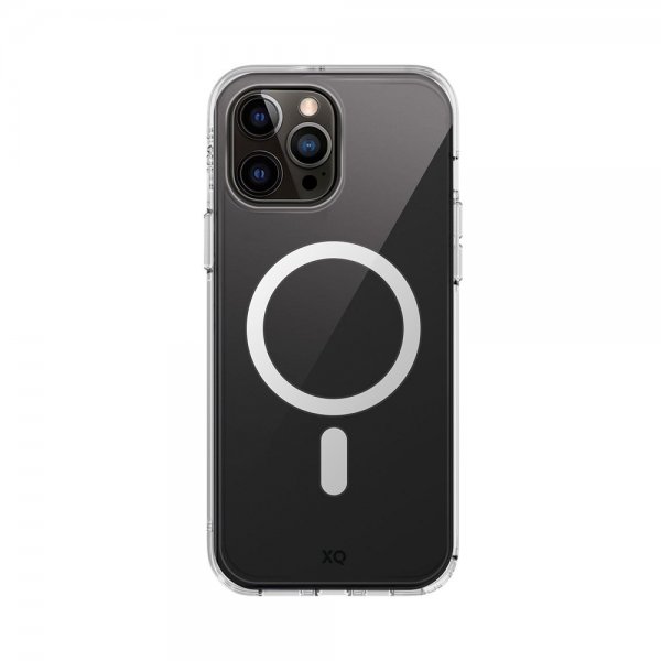 Xqisit iPhone 15 Pro Max Kuori Antishock Case MagSafe Läpinäkyvä