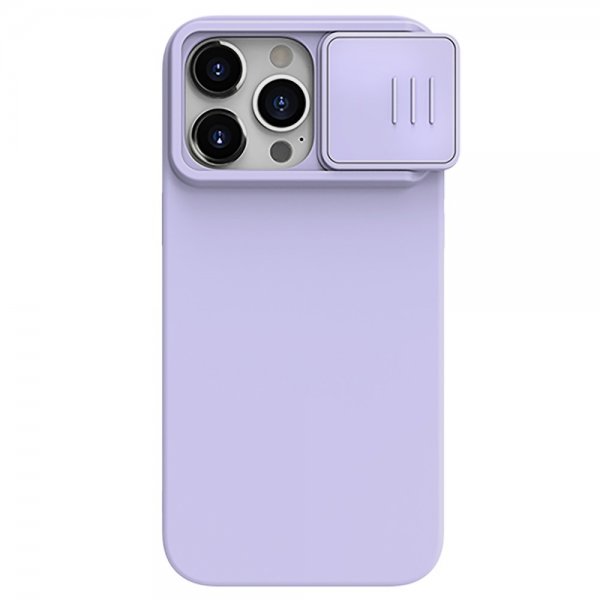 Nillkin iPhone 15 Pro Max Kuori CamShield Silky Vaaleanlila