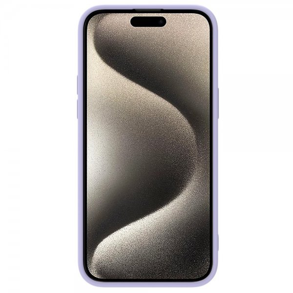 Nillkin iPhone 15 Pro Max Kuori CamShield Silky MagSafe Vaaleanlila