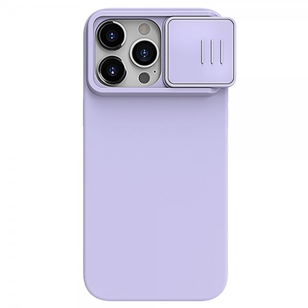 Nillkin iPhone 15 Pro Max Kuori CamShield Silky MagSafe Vaaleanlila