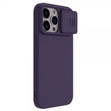 Nillkin iPhone 15 Pro Max Suojakuori CamShield Silky MagSafe Tummanliila