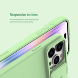 Nillkin iPhone 15 Pro Max CamShield Silky -suojakuori, tummansininen