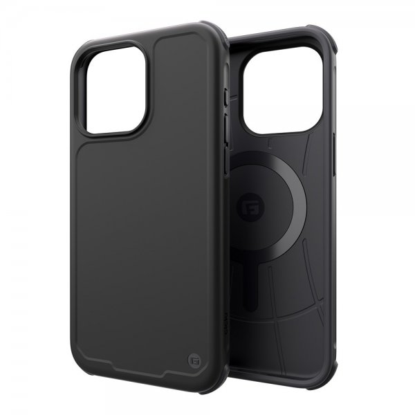 Clckr iPhone 15 Pro Max Kuori Carbon MagSafe Musta