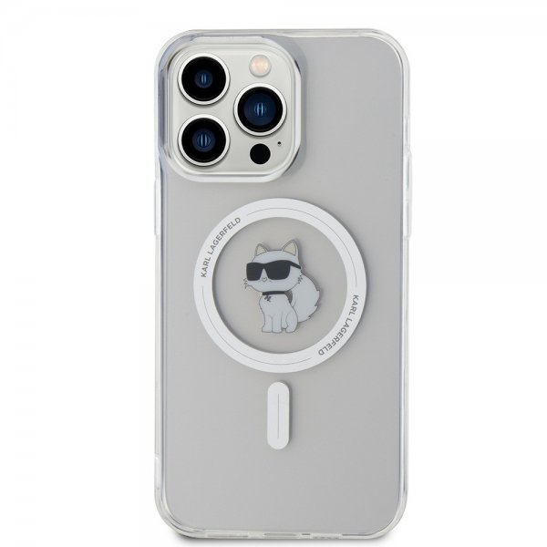 Karl Lagerfeld iPhone 15 Pro Max Kuori Choupette MagSafe Läpinäkyvä
