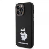 Karl Lagerfeld iPhone 15 Pro Max Kuori Choupette NFT Musta