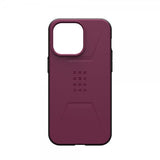 Urban Armor Gear (UAG) iPhone 15 Pro Max Kuori Civilian MagSafe Bordeaux