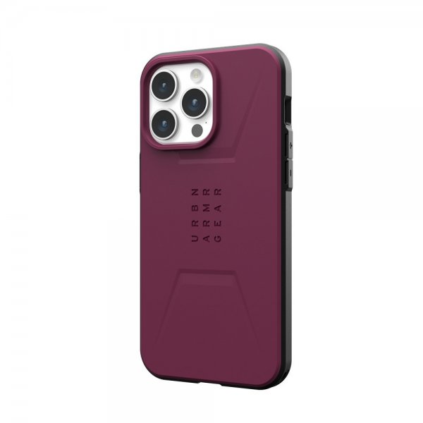 Urban Armor Gear (UAG) iPhone 15 Pro Max Kuori Civilian MagSafe Bordeaux