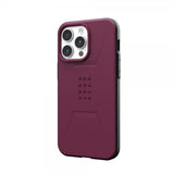 Urban Armor Gear (UAG) iPhone 15 Pro Max Kuori Civilian MagSafe Bordeaux