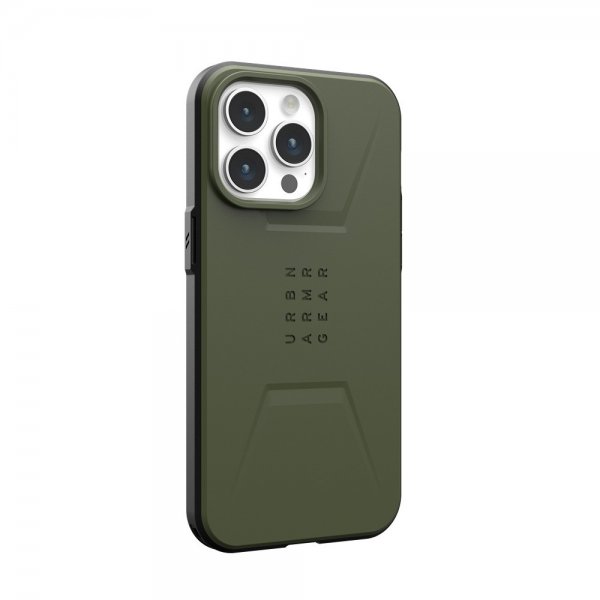 Urban Armor Gear (UAG) iPhone 15 Pro Max Kuori Civilian MagSafe Olive Drab