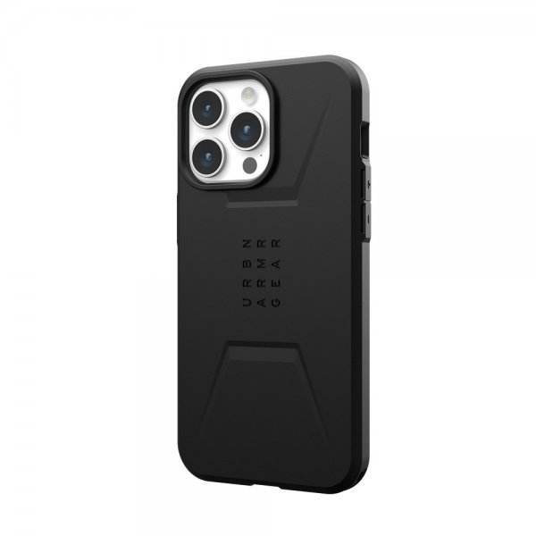 Urban Armor Gear (UAG) iPhone 15 Pro Max Kuori Civilian MagSafe Musta