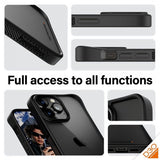 PanzerGlass iPhone 15 Pro Max -suojakuori ClearCase D3O, musta
