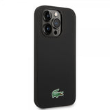 Lacoste iPhone 15 Pro Max -suojakuori Croc Logo MagSafe Musta