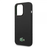 Lacoste iPhone 15 Pro Max -suojakuori Croc Logo MagSafe Musta