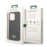 Lacoste iPhone 15 Pro Max -suojakuori Croc Logo MagSafe Musta