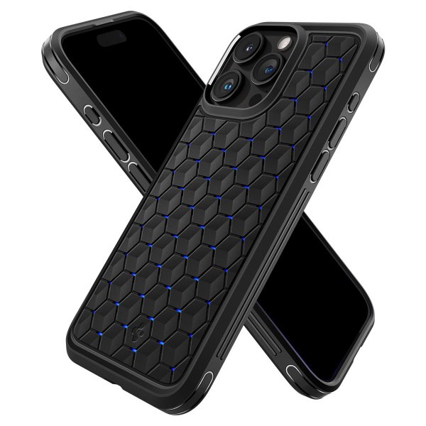 Spigen iPhone 15 Pro Max -suojakuori Cryo Armor Cryo Blue