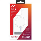 ZAGG iPhone 15 Pro Max -suojakuori Crystal Palace Snap Kickstand Clear