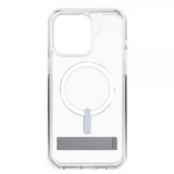 ZAGG iPhone 15 Pro Max -suojakuori Crystal Palace Snap Kickstand Clear