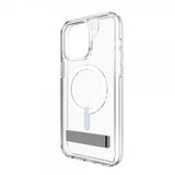 ZAGG iPhone 15 Pro Max -suojakuori Crystal Palace Snap Kickstand Clear