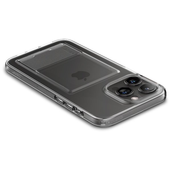 Spigen iPhone 15 Pro Max kuoret Crystal Slot Crystal Clear