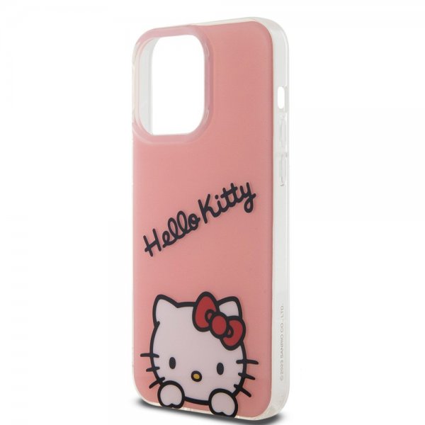 Hello Kitty iPhone 15 Pro Max -suojakuori Daydreaming Crossbody, vaaleanpunainen