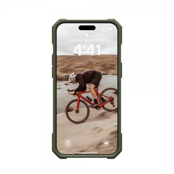 Urban Armor Gear (UAG) iPhone 15 Pro Max kuoret Essential Armor MagSafe Olive Drab