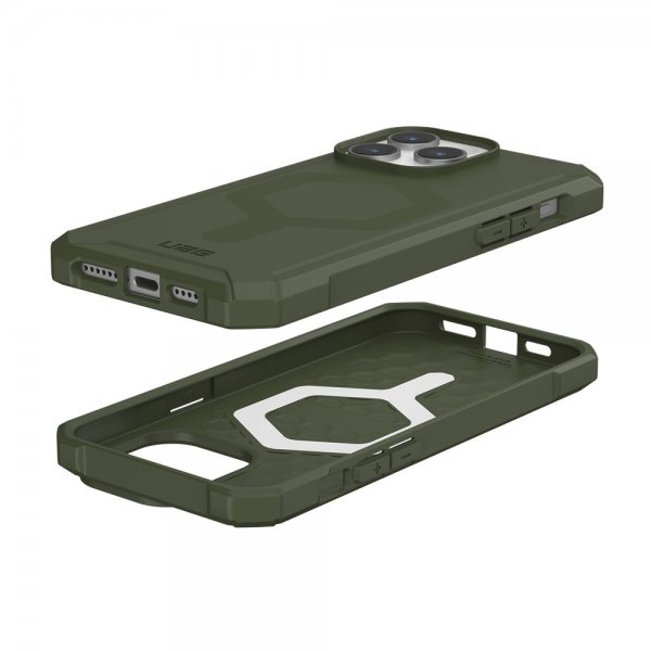 Urban Armor Gear (UAG) iPhone 15 Pro Max kuoret Essential Armor MagSafe Olive Drab