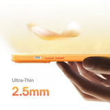 Baseus iPhone 15 Pro Max Kuori Fauxther Series Oranssi
