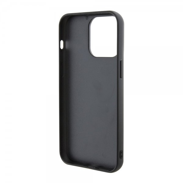 Karl Lagerfeld iPhone 15 Pro Max -suojakuori, Fixed Glitter, musta