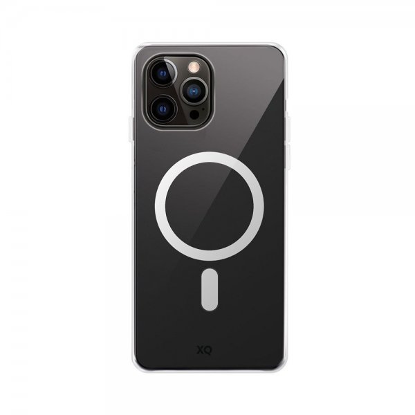 Xqisit iPhone 15 Pro Max Kuori Flex Case MagSafe Läpinäkyvä